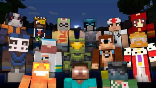 Semua-skin-premium-terbuka-di-Minecraft-Mod