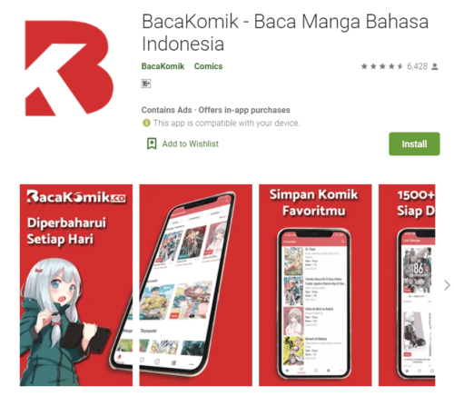 Koleksi Lengkap Bacakomik Bahasa Indonesia, Apk Bacakomik Terlengkap